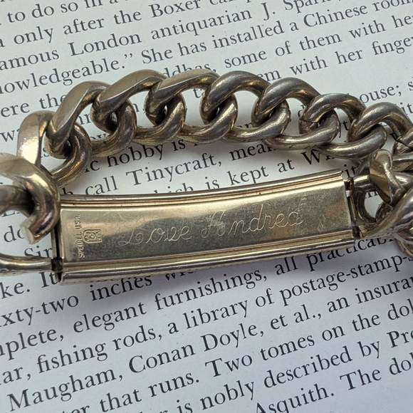 Speidel Gold ID Bracelet Says Jim Or Tim - Picture 7 of 8